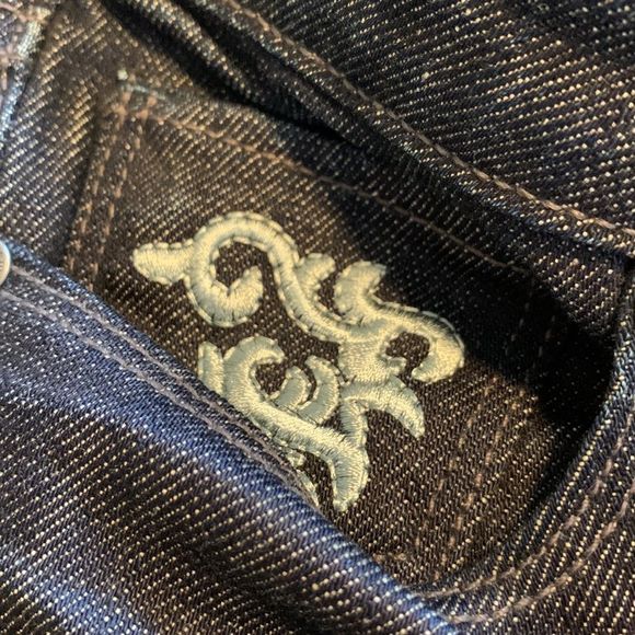 Paige Embroidered Denim Jeans Womens Sz 32 - Picture 7 of 11